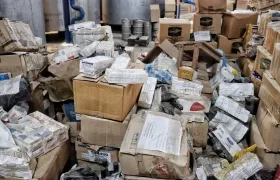 Mercancía de contrabando aprehendida
