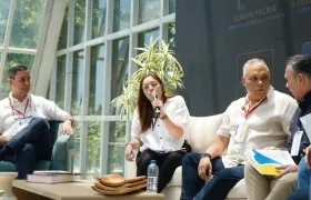  La delegada del Ministerio de Hacienda, Larisa Caruso.