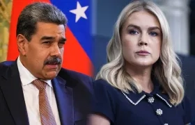 Nicolás Maduro y Karoline Leavitt 