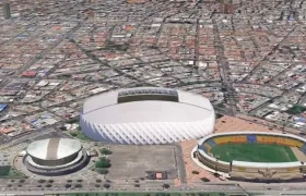 Render de nuevo estadio de Bogotá.