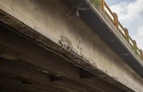 Deterioro del puente.