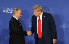Vladímir Putin y Donald Trump.