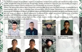 Secuestrados por las disidencia de las FARC.