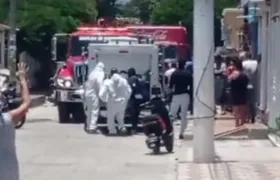 Levantamiento del cuerpo de Elifelet Caicedo Álvarez.