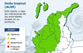 Estado de vigilancia en el país.