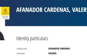 Valeria Afanador Cárdenas.