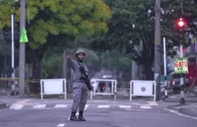 Explosión de carro bomba en Cali.
