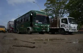 Tramo en mal estado en la Circunvalar, entre Murillo y Calle 30, Soledad.