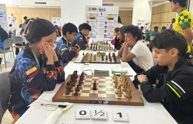 Aspecto de la jornada de la sexta ronda de la Olimpiada Mundial sub-16 de ajedrez. 