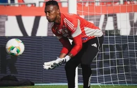 Jefersson Martínez, portero suplente del Junior. 