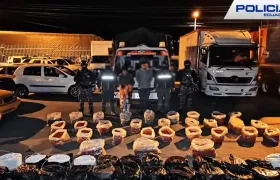 El hallazgo del material explosivo se registró en la localidad de San Gabriel.