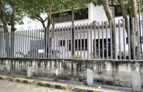 Fachada de Medicina Legal, en Barranquilla. 