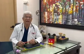 Gustavo Romero, presidente de la Sociedad de Pediatras del Atlántico.