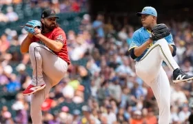 Nabil Quintana y José Quintana, lanzadores colombianos. 