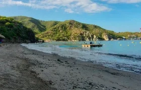 Aspecto de Playa Dormida, en Santa Marta. Imagen de referencia.
