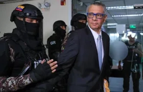 Exvicepresidente Jorge Glas, detenido por las autoridades ecuatorianas. 