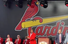 Édgar Rentería, exaltado al Salón de la Fama de los Cardenales.