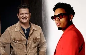 Carlos Vives y Myke Towers. 