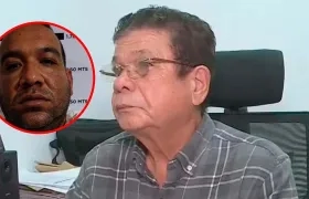  Juan Carlos Romero Gómez, alias 'JK', y el juez José De Jesús Vergara Otero.