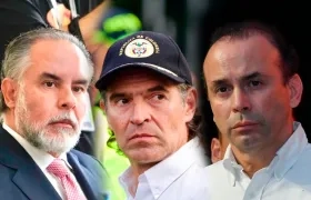 Armando Benedetti, Fico Gutiérrez y Alejandro Éder. 