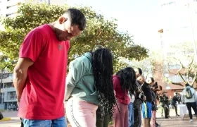 Los capturados fueron presentados a la opinión pública este lunes en la capital del país. 