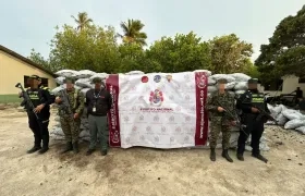 Carbón vegetal incautado.