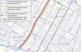 Imagen de la zona que estará cerrada.