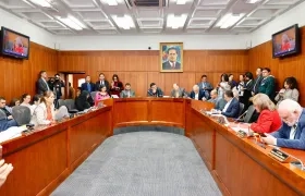 La Comisión Séptima en la sesión de hoy.