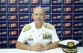 Contralmirante Javier Hernando Rubio Barrera, Director de la Escuela Naval de Suboficiales.