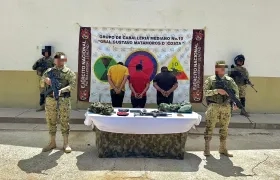 Los capturados son conocidos con los alias de ‘Kéiner’, ‘Mingo’ y ‘Toro’.