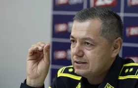 General Edwin Urrego, comandante de la Policía Metropolitana de Barranquilla. 