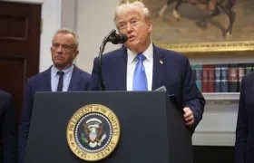 El Presidente de Estados Unidos, Donald Trump.