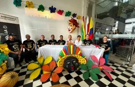 Secretario de Cultura, Juan Carlos Ospino, y asesores de despacho.