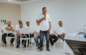 Algunos de los exmilitares.