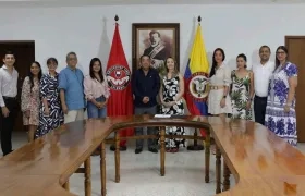 Firma del convenio.