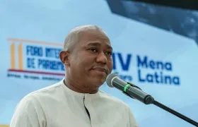 Gersel Pérez, presidente de la Comisión Legal Afro del Congreso de la República.