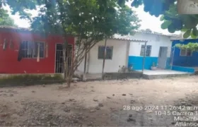 Lugar donde quedaba una de las IPS "fantasmas" de Atlántico, en el municipio de Malambo.