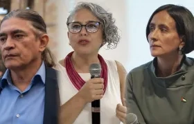 Gustavo Bolívar, María José Pizarro y Susana Muhamad.