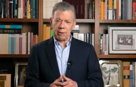 El expresidente Juan Manuel Santos.