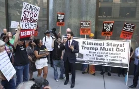 Imagen de la protesta.