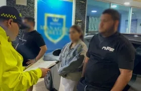 Dos de los capturados por parte de la Fiscalía. 