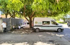 Aspecto de Medicina Legal, en Barranquilla. 