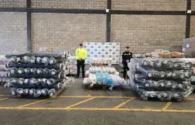 Mercancía de contrabando aprehendida en Barranquilla