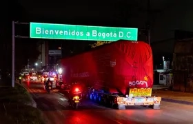 La llegada de los primeros vagones.