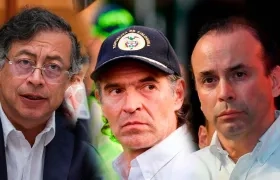 Gustavo Petro, Fico Gutiérrez y Alejandro Eder.