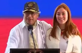 Gustavo Petro y Gloria Miranda.