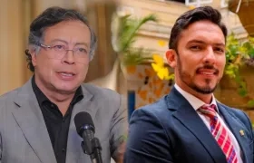 Presidente Gustavo Petro y Juan Carlos Florián.