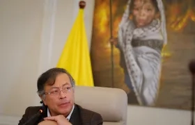 El Presidente Gustavo Petro.