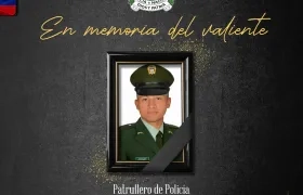 El patrullero Iván Fernando Ramírez Olarte.