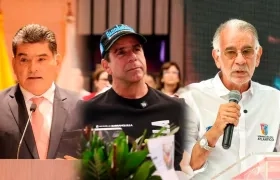 Procurador Gregorio Eljach, Alcalde Alex Char y Gobernador Eduardo Verano.